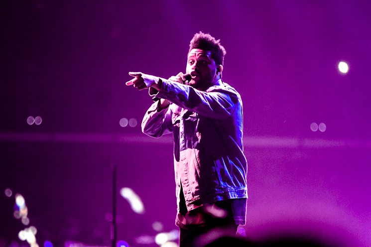 The Weeknd performs October 17 at the Toyota Center.