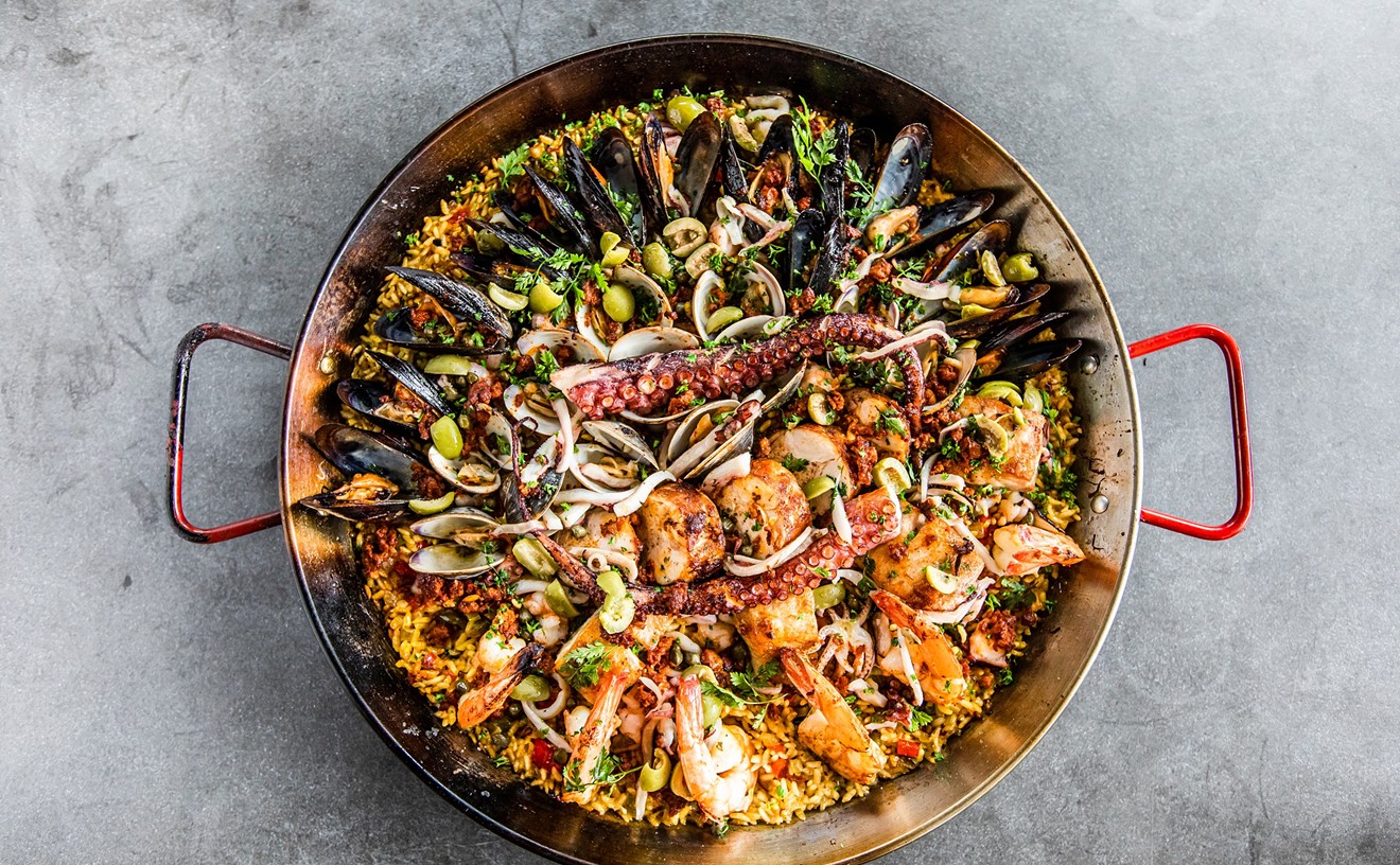 You can now pre-order a Mexican seafood paella at The Original Ninfa's Uptown.
