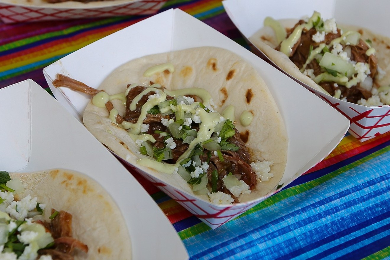 The first ever Houston Press Tacolandia Taco Stop goes down on Tuesday, March 2