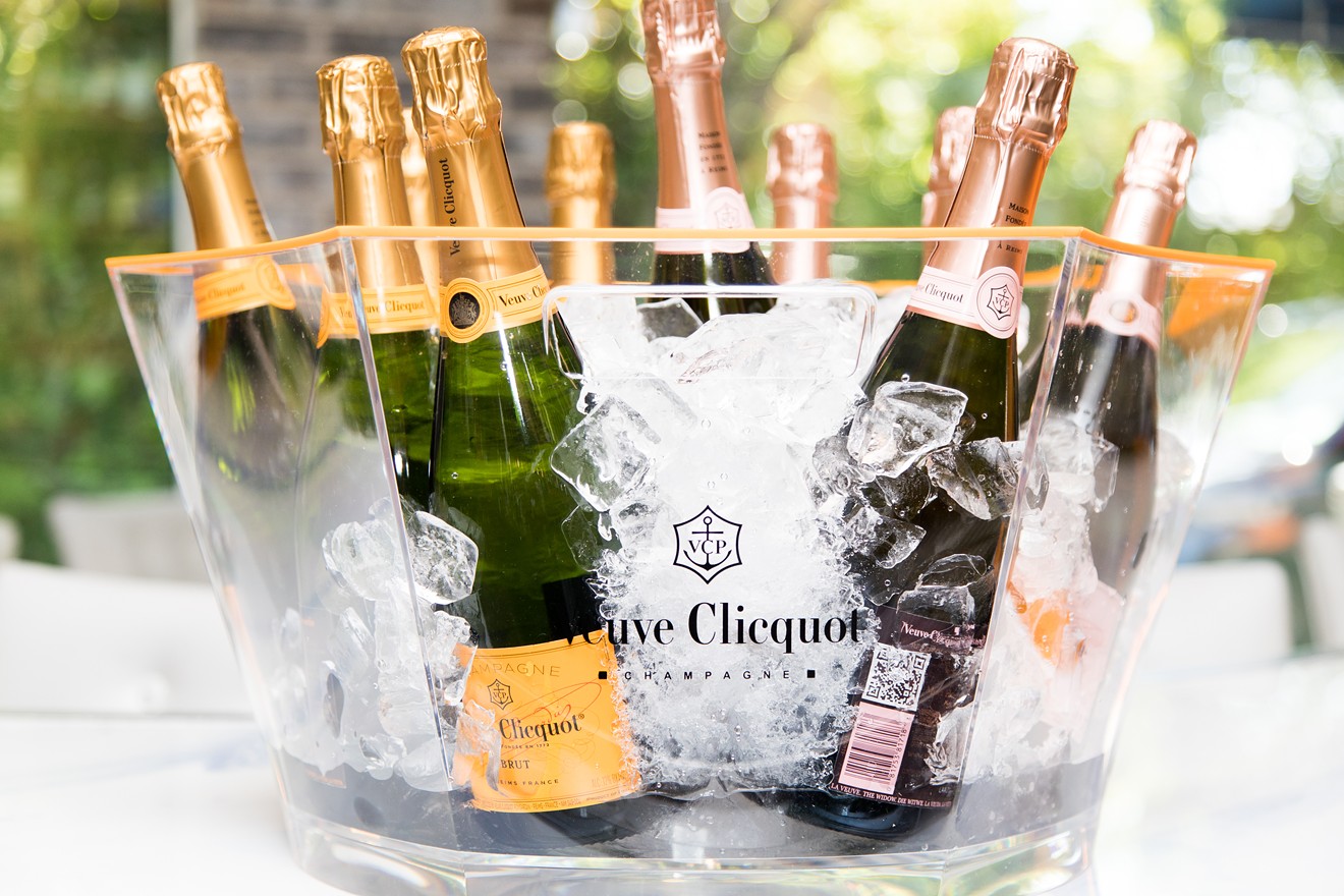 Pair Veuve Clicquot with butter-poached lobster at A’Bouzy's Labor Day brunch.