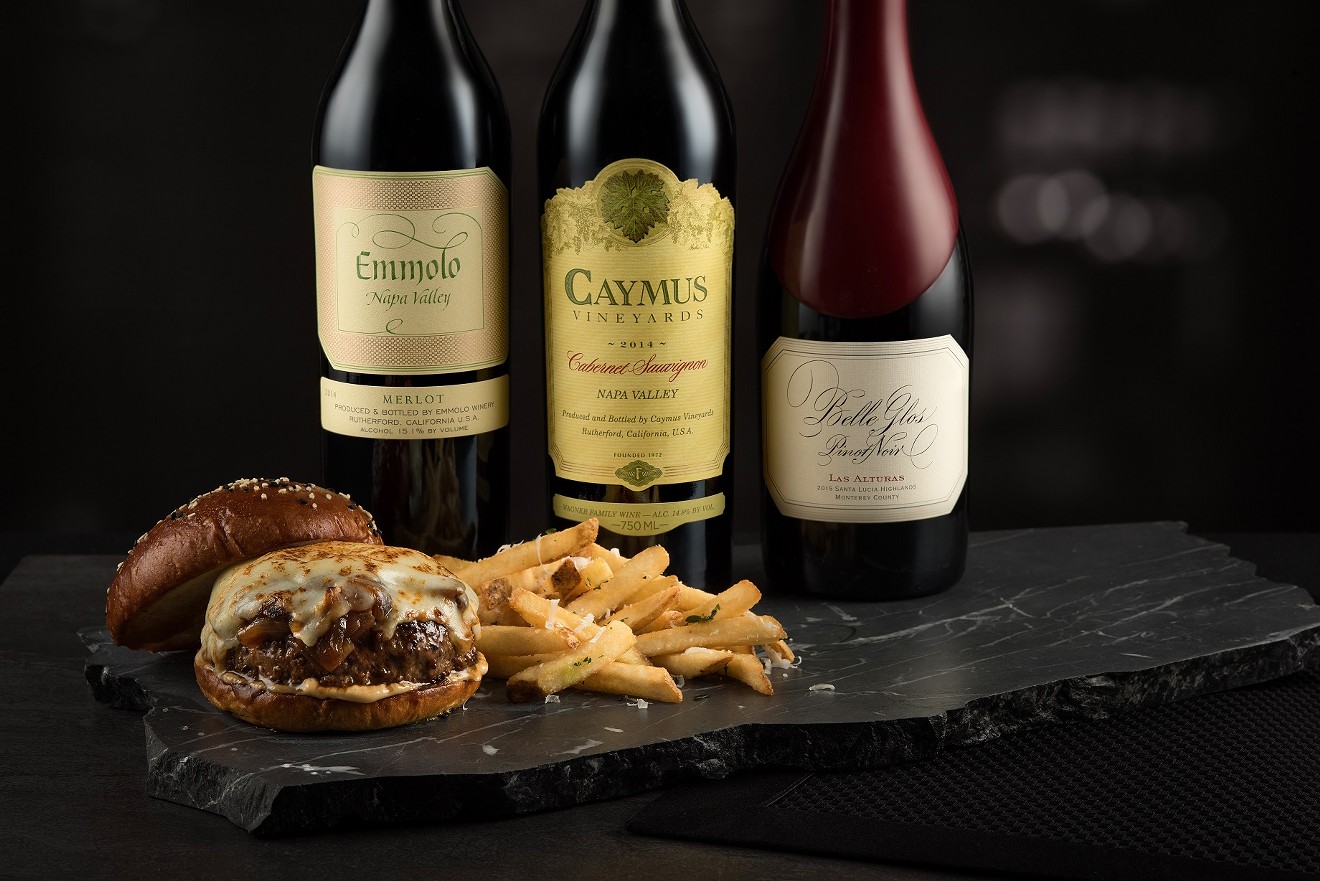 Get wagyu burger and wine pairings at The Capital Grille.