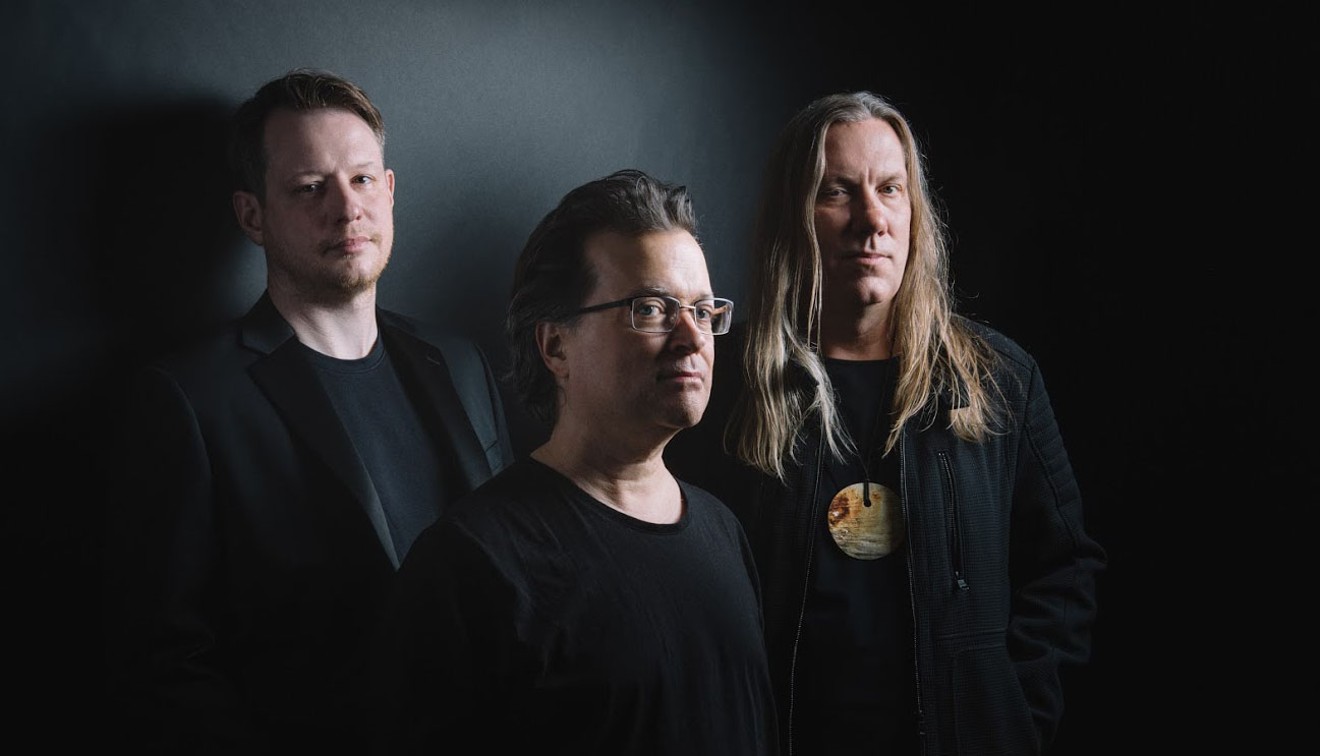 The Violent Femmes today: John Sparrow, Gordon Gano, and Brian Ritchie.