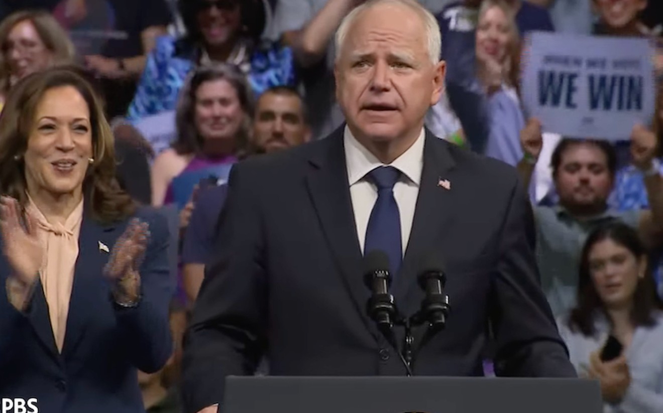 VP Kamala Harris and Minnesota Governor Tim Walz Attend Their First