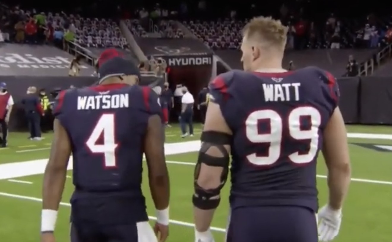 In a perfect world, J.J. Watt and Deshaun Watson would have remained teammates.