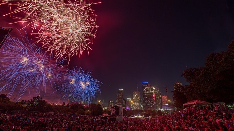 Even though there won't be public concerts, firework fans can still gather in Eleanor Tinsley Park to watch the sparks fly July 4.