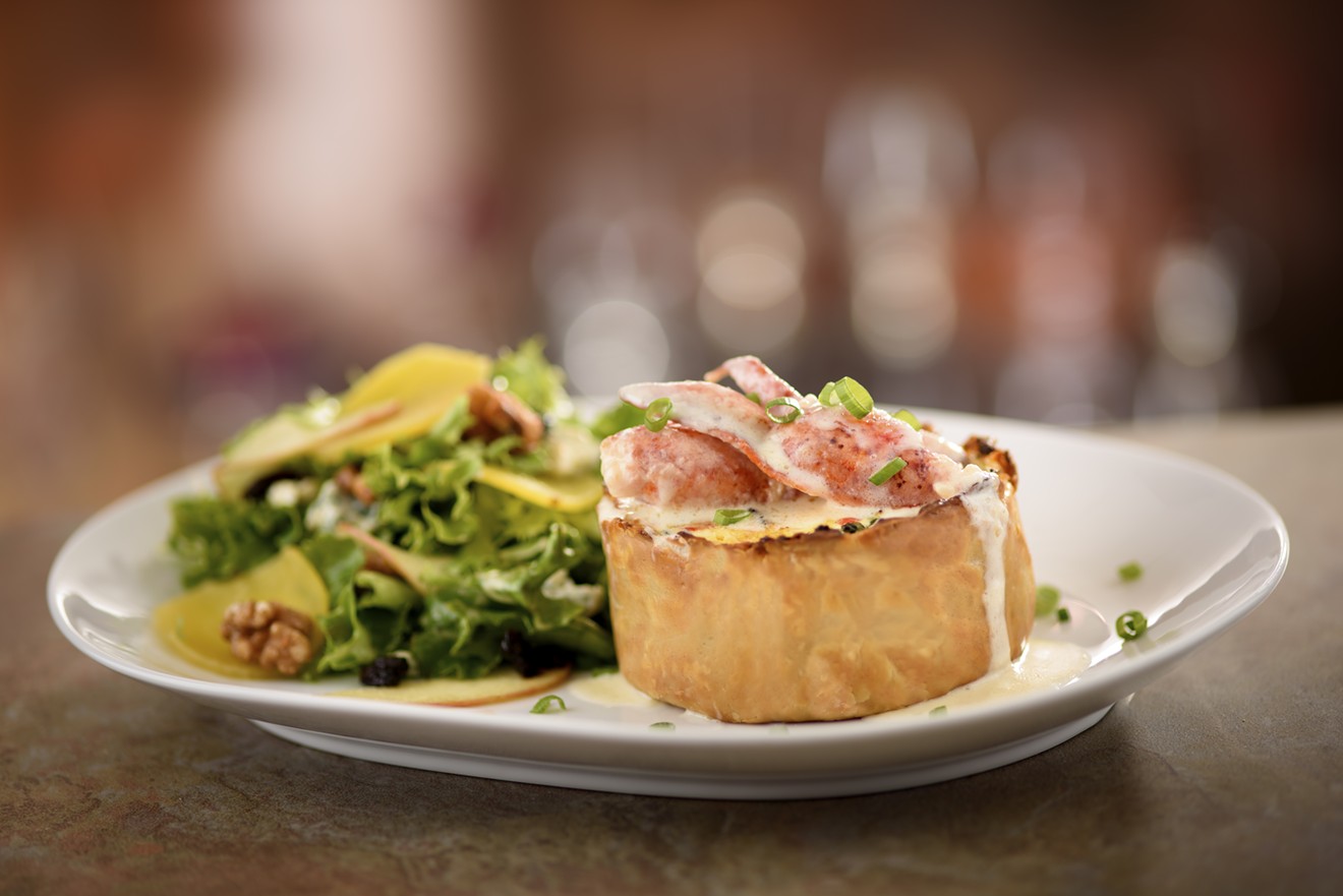 Dine on lobster quiche at Eddie V's this Easter.