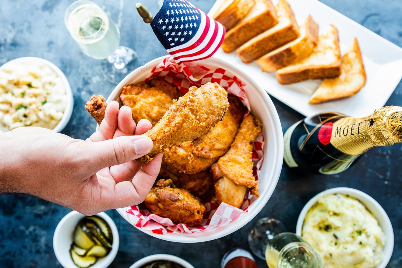 Known for its prime fried chicken, Max's Wine Dive will be selling bird by the bucket this July Fourth weekend.