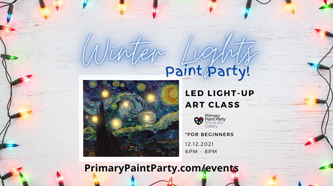 Winter Lights Paint Party