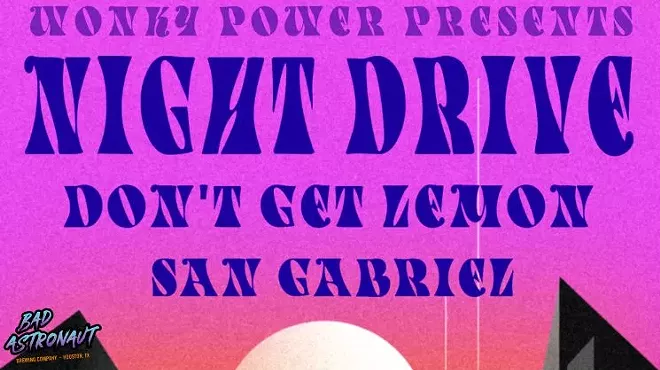 Image: Wonky Power presents: Night Drive LIVE at Bad Astronaut!