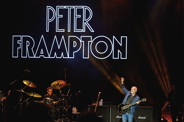 Peter Frampton's farewell show at the Woodlands.