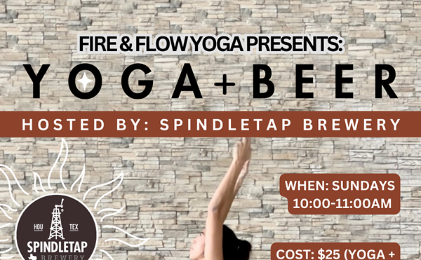 Image: Yoga + Beer at SpindleTap Brewery