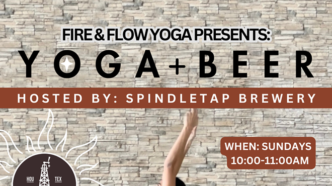 Image: Yoga + Beer at SpindleTap Brewery